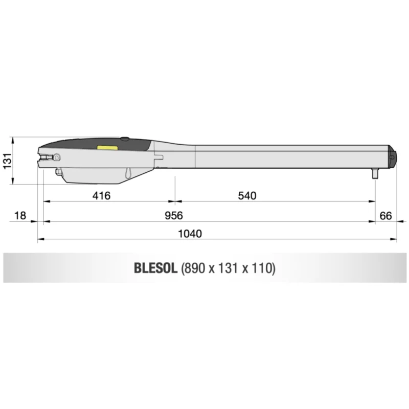 Blesol kit dubbele vleugel incl sturing - Afbeelding 3